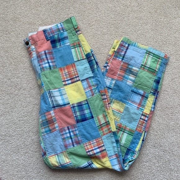 rainbow checkered pants